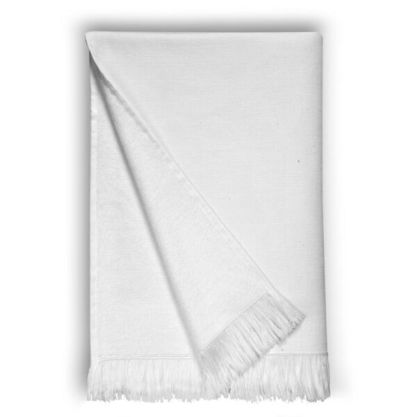 HAMAM - Bade/ strandhåndklæde - Topkapi - Hvid - - køb det her