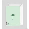 Kort bagside - Palmetræ - 12 x 17 cm