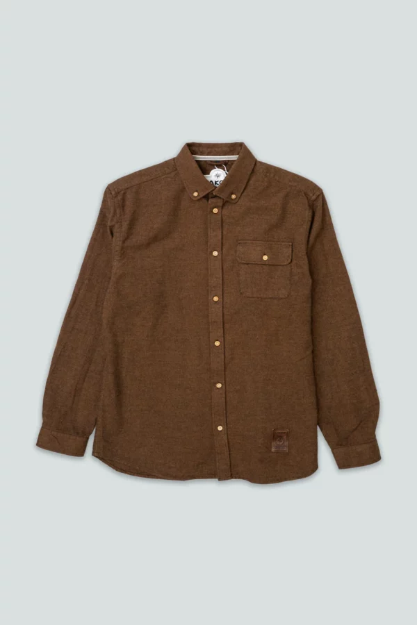 Moss - skjorte - brun - LAKOR - Olde A - Livsstil med karakter