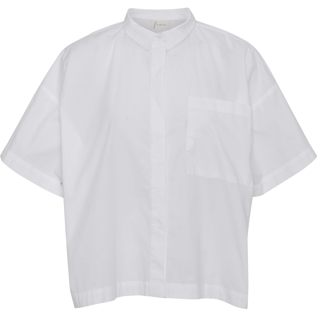 FRAU - Nice Shirt - Bright White - ONE SIZE - køb den her