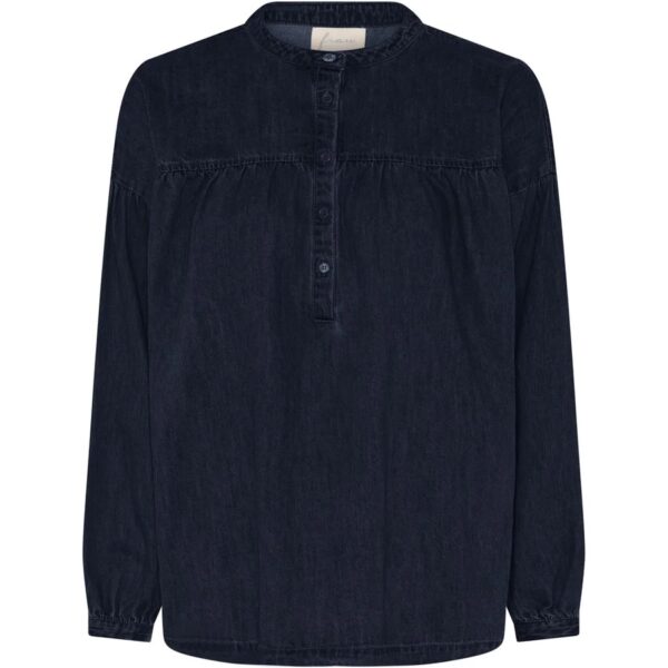 FRAU - Paris shirt - Dark Demin - One size - køb dem her