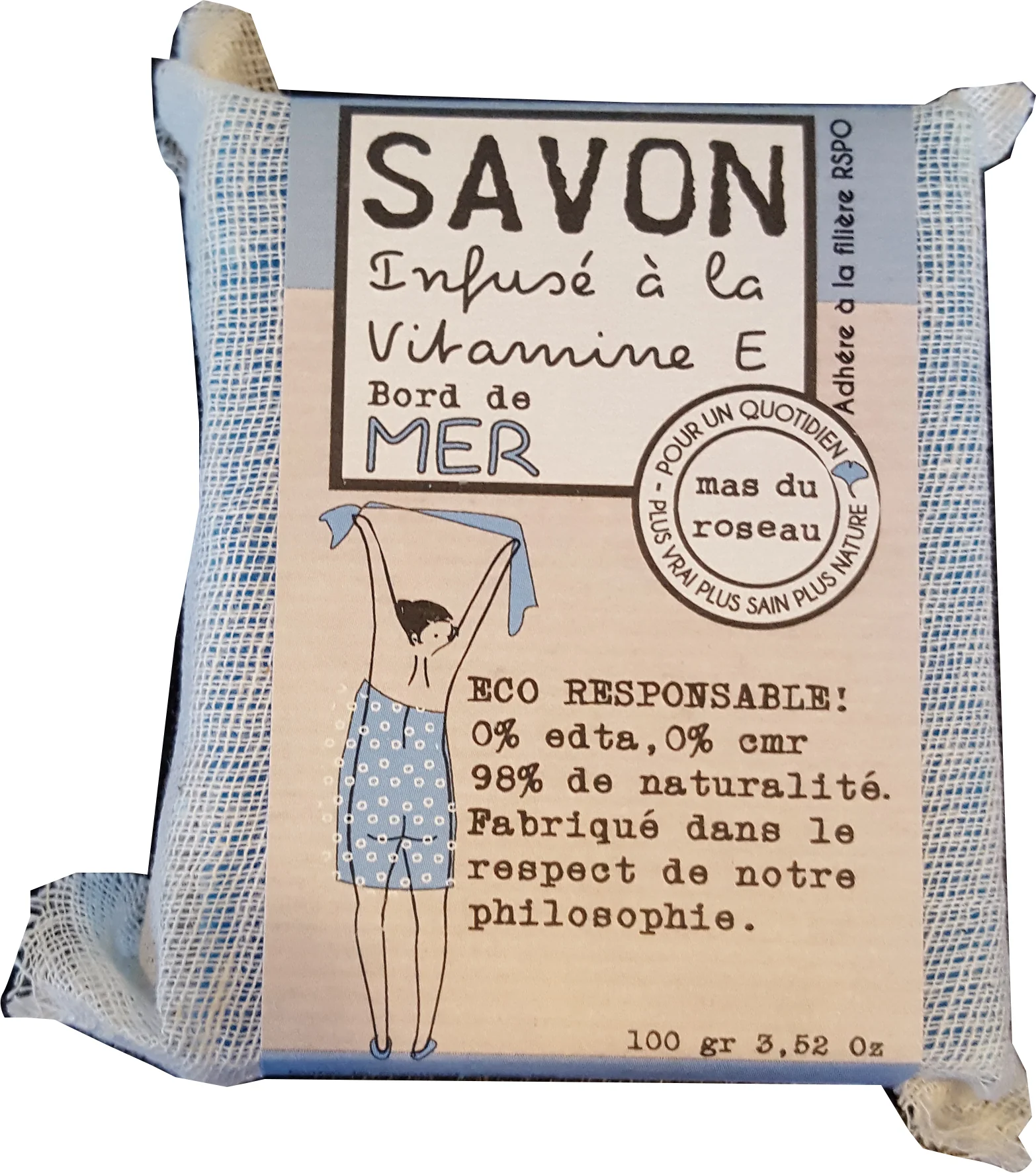 Mas du Roseau - Savon håndsæbe - Sea Side - 100 g