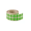 Kunstindustrien - Dots klistermærker - grøn, 20 stk. pr. pakke, kan købes her