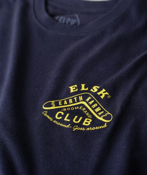 T-shirt - Boomerang - Dark Navy - ELSK - Olde A - Livsstil med karakter
