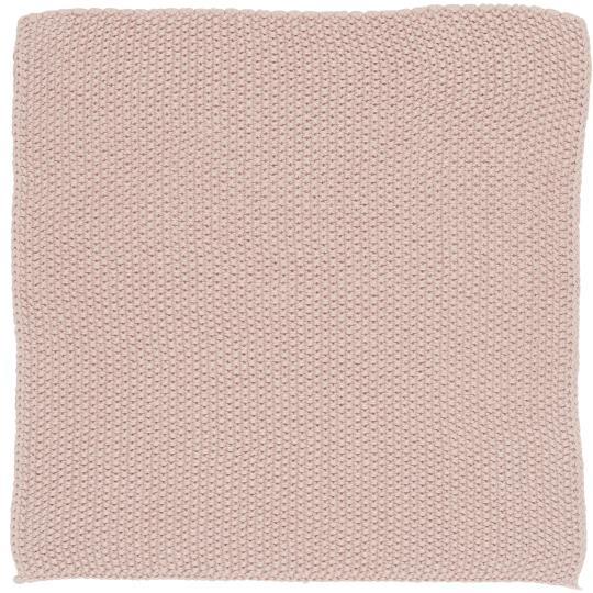 Ib Laursen - Strikket karklud – bomuld – støvet rosa